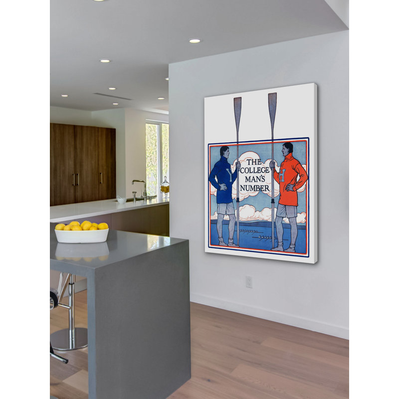 College Mans Number, 1902 by Guernsey Moore Print on Wrapped Canvas, 48" H x 40" W x 1.5" D