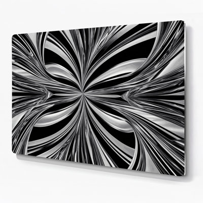 Art mural noir Op Art 3