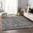 Premium Machine Washable Kishonna AMF42 Gray Rug-1517110428