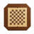 Square Top Game Table with Wooden Pedestal Base-112573375
