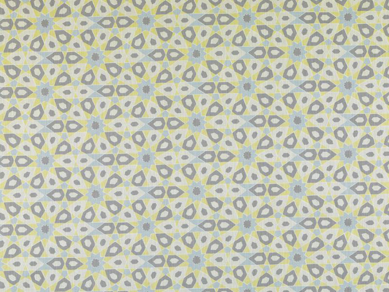 Alhambra Cotton Fabric, Citron