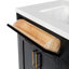 Meuble-lavabo double en bois massif 72 po avec plateau en quartz Carrara de 1,5 po Thornaby-1985119496-1980216828