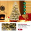 Lighted Artificial Pine Christmas Tree-233697324