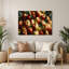Art mural brun en forme de fruit pomme de Fuji-189951768