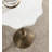 Round Marble and Metal Drink Table-2111102424