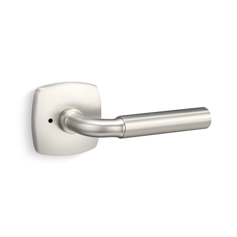 Forma Privacy Rosette, Smooth Grip, Satin Nickel