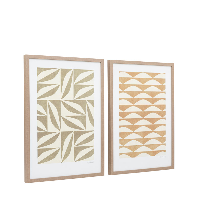 Symphony 2 Piece Single Picture Frame Wall Art