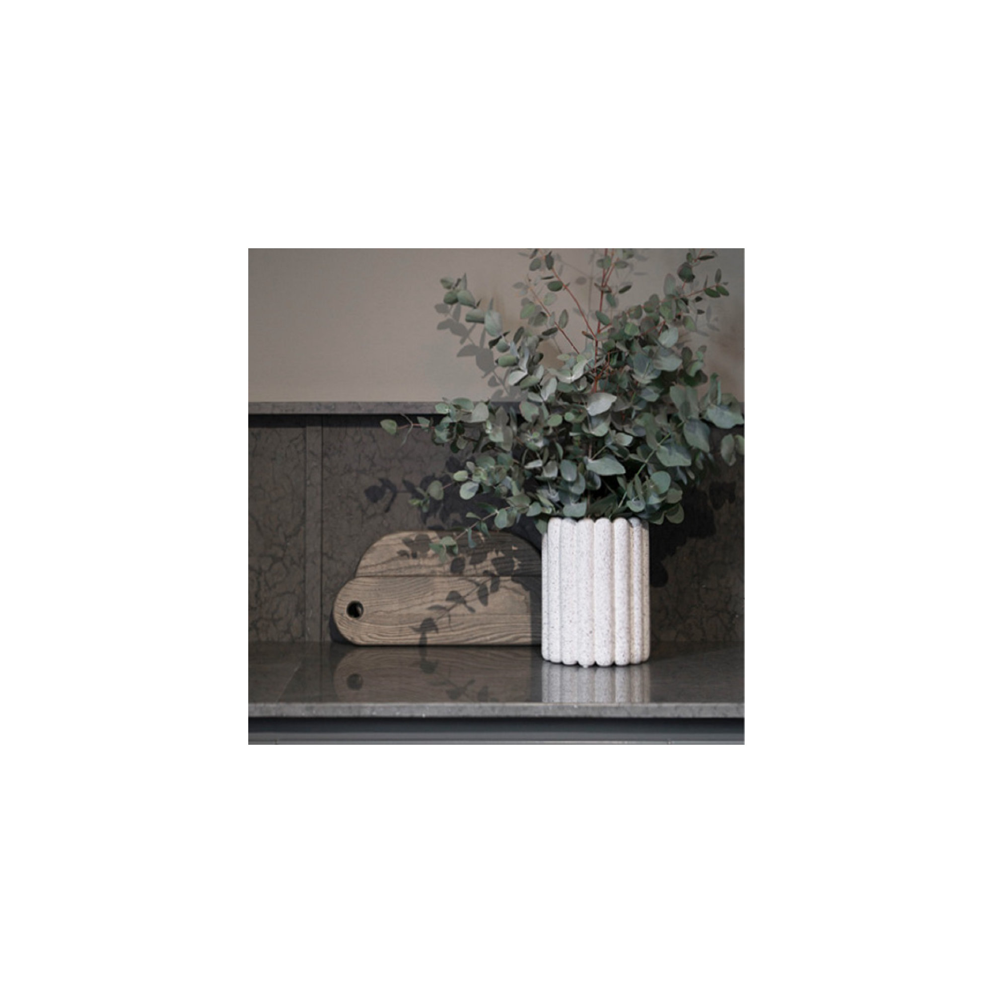 Ceramic Pot Planter, 9.06" H x 7.48" W x 7.48" D