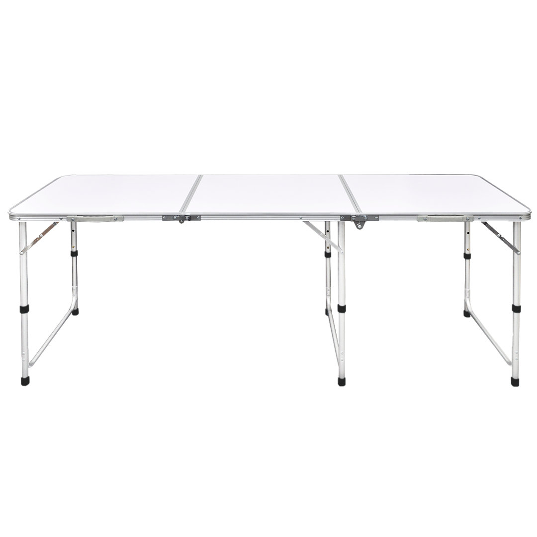 Rectangular Wood Metal Folding Outdoor Camping Table , cm W 60cm cm D
