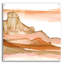 «Desertscape V» par Chris Paschke, art mural en verre acrylique-201029489