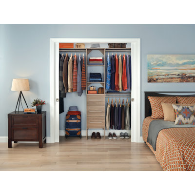 SuiteSymphony 72" W - 108" W Closet System with Drawers