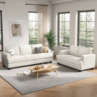 2 - Piece Upholstered Sofa Living Room Set