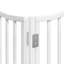Archie & Oscar Dog Gate With Door Foldable 10 Panels Brown 800 Cm Poplar Wood-1144224496-1144224497
