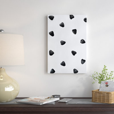 « black raspberries », impression sur toile