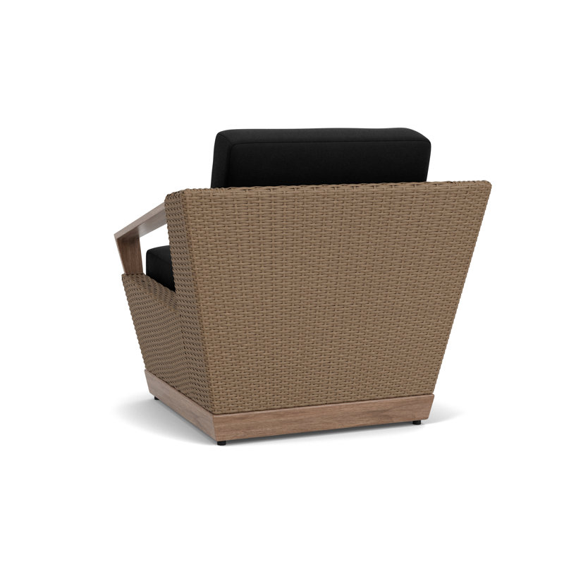 Charisma Outdoor Lounge Chair, Canvas Black