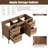 Eldrin 48'' Single Bathroom Vanity Base Only, Base Cabinet without sink