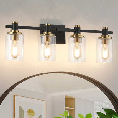 Vanity Light with Clear Glass shade