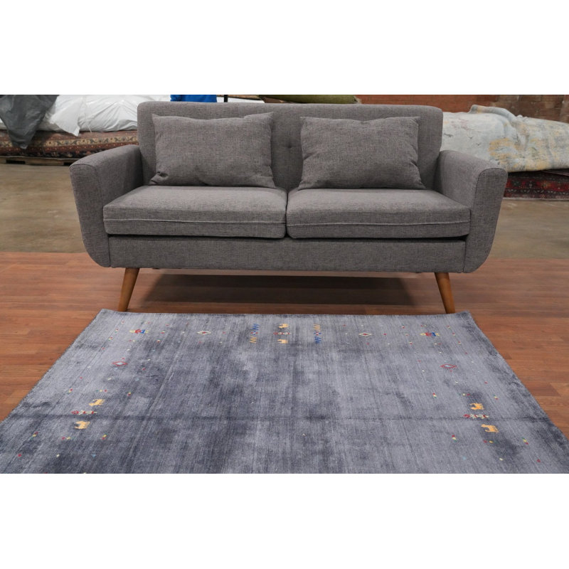 Tapis tribal fait à la main de style Gabbeh 5 x 5