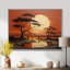 Coucher de soleil africain tribal I - art mural tribal africain-1277800818-1339898139