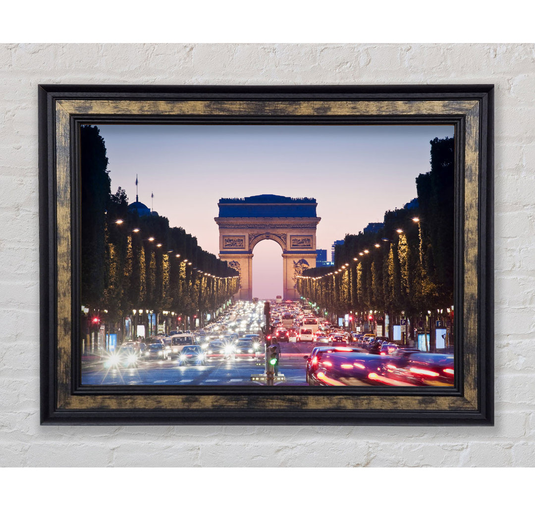 Arc De Triomphe 10 - Einzelner Bilderrahmen Kunstdrucke