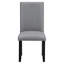 Élégante salle à manger pour 5 cuisines, table en marbre artificiel et 4 chaises rembourrées apaisantes, bois d'hévéa, surface en simili blanc / gris + noir, sièges rembourrés d'éponge, structure en bois