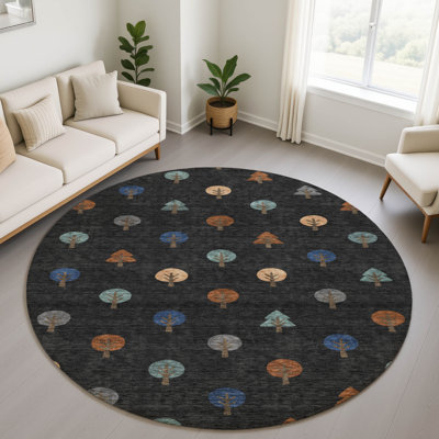 Tapis géométrique Premium lavable à la machine Villers