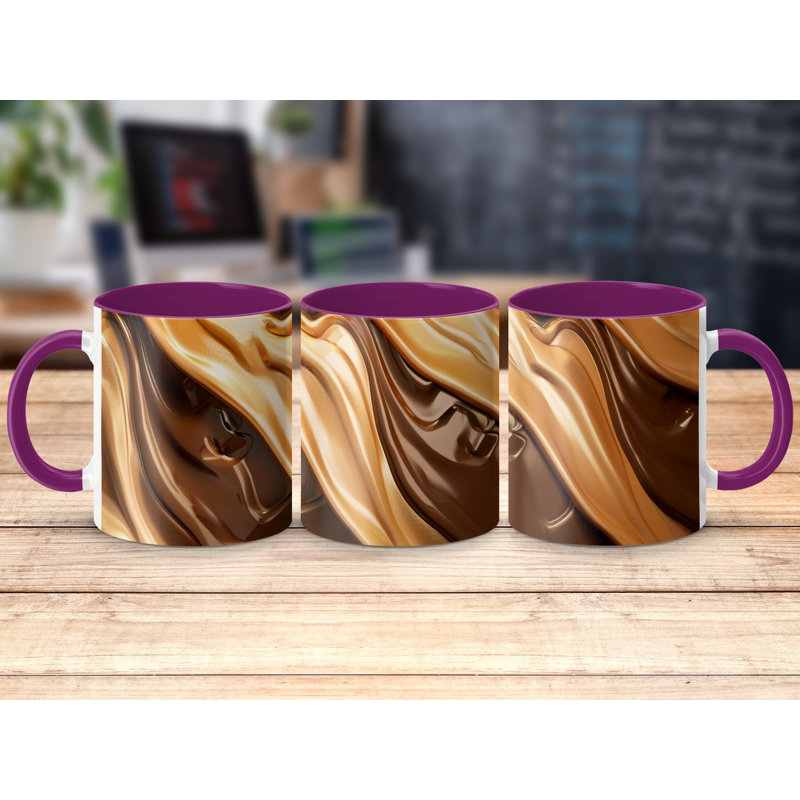 Ceramic Coffee Mug, Purple