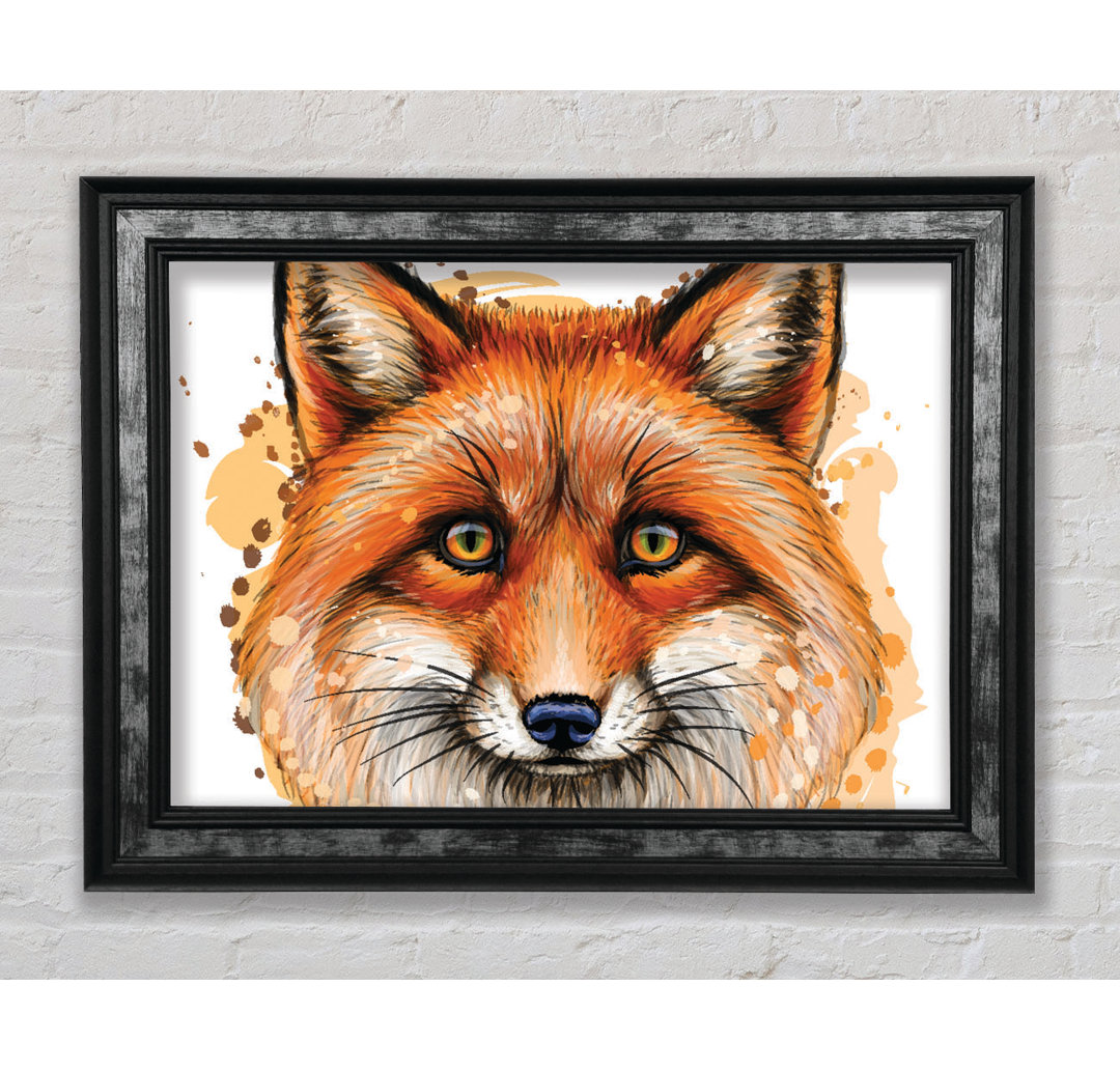 The Ginger Fox - Einzelner Bilderrahmen Kunstdrucke