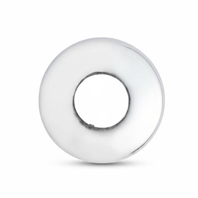 Écusson de douche avec vis, finition chromée