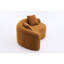 S - Canapé modulaire en chenille orange à 2 profondeurs, sans assemblage, compact pour les petits bureaux, L 66,9 po, 400 lb, mousse haute résilience, assise mi-ferme, dossier rembourré, accoudoirs évasés, coussins décoratifs avec-1208088885