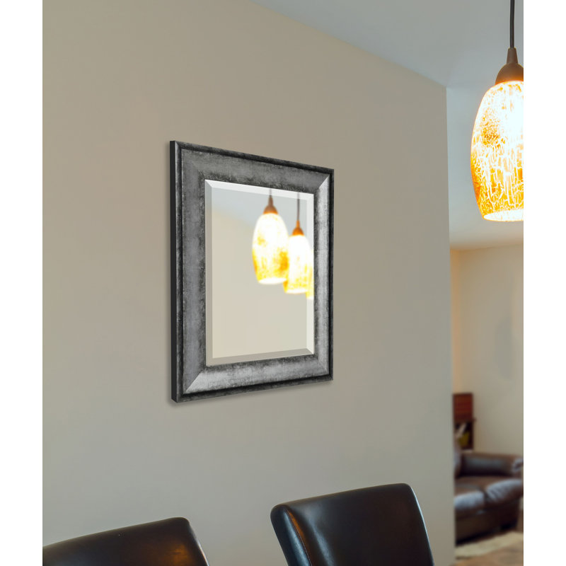Barkat Flat Wall Mirror, 42.5" H x 36.5" W