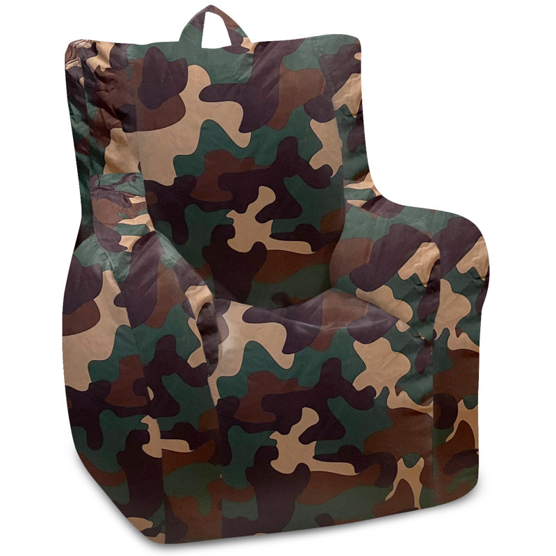 Bean Bag Chair Structured Seat for Toddlers and Kids, Comfy Chair for Gaming, Reading, and Watching TV for Children, Pasadena Chair, Multiple Colors and Fabrics