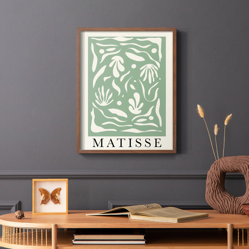 Matisse CLXXXIV Framed Print - Solid Wood, Brown, 20" H x 16" W