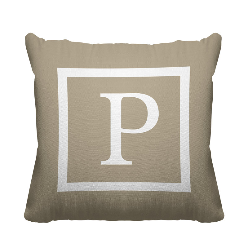 Coussin Colter, Beige, L 19 po x H 19 po, H 17 po x l 17 po