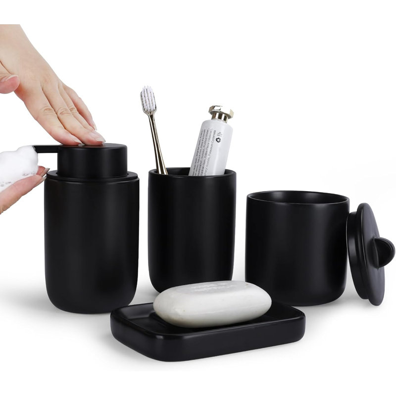 Ceramic Bathroom Accessory Set