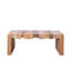 Table de centre rectangulaire de 48,2 po pour le salon - Cette élégante table basse rectangulaire allie charme rustique et design moderne, parfaite pour la maison de campagne, industrielle et minimaliste.
