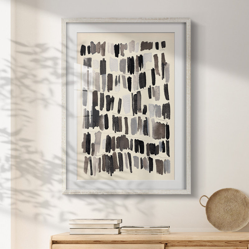 Chalk and Flint IV -Framed Print