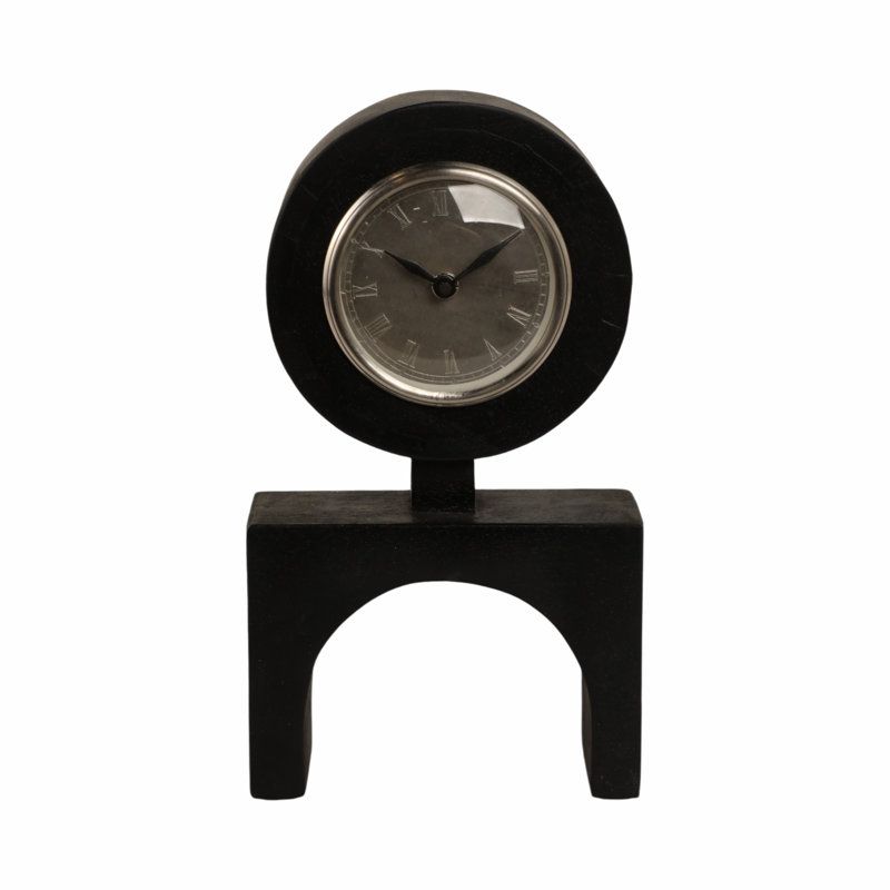 13" Michaia Wood Desk Clock