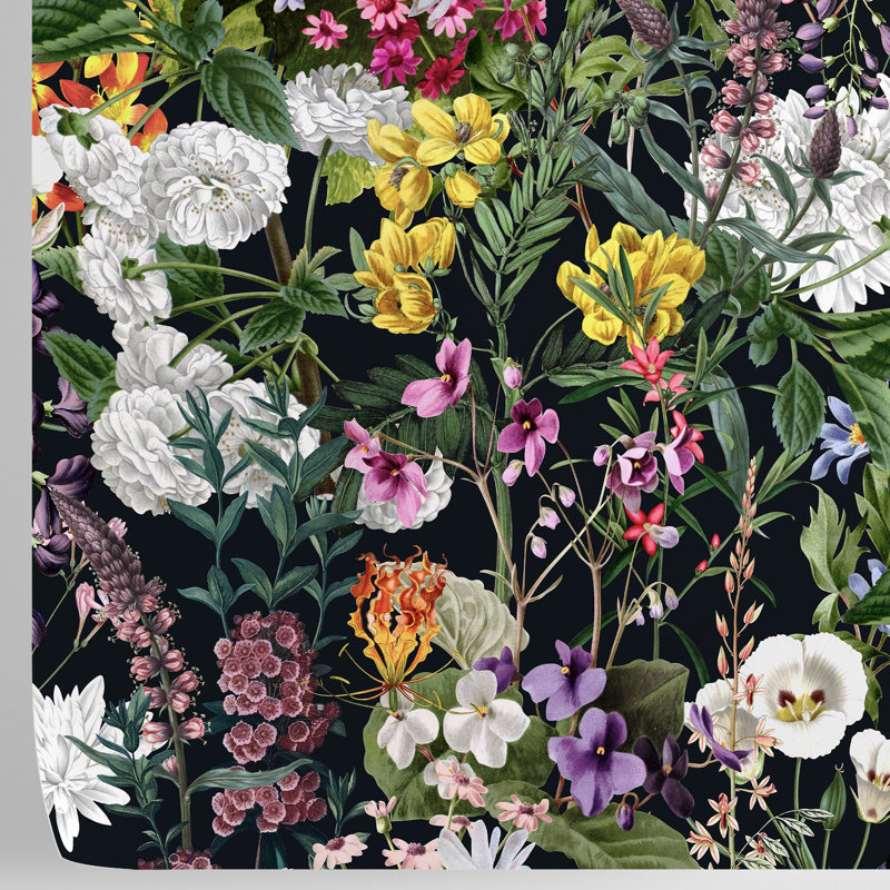 Botanical Flowers Wallpaper