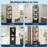 5-Tier Space-Saving Corner Shelf Stand, 57'' Modern Storage Rack Organizer, Freestanding Bookshelf-153241023