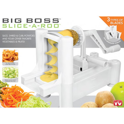 Big Boss Vegetable and Fruit Slice-A-Rod Spiralizer