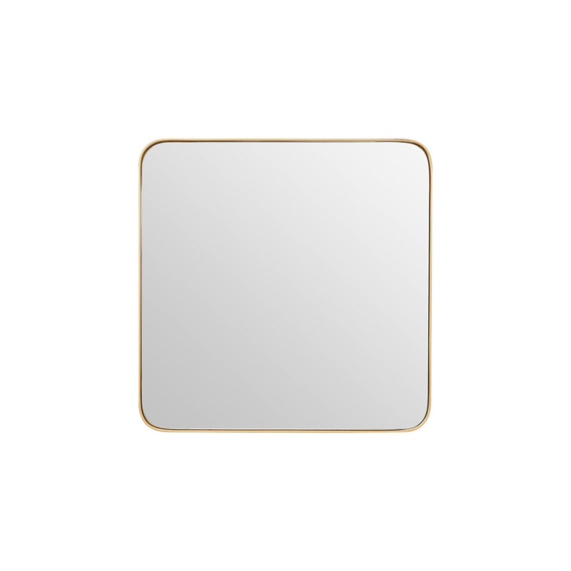Blacke Flat Wall Mirror