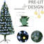 Durham Lighted Artificial Fir Christmas Tree-256974922
