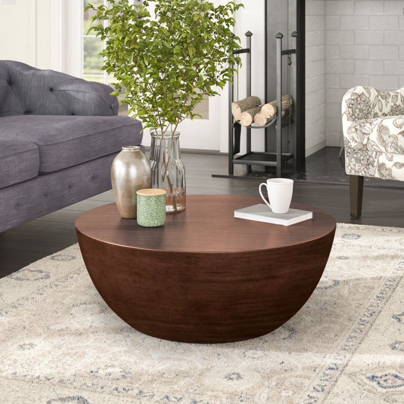 Table basse Hobbs Drum, Cuivre
