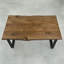 Norman Oak Rectangular Unfinished Wood Top Dining Table with Steel Base-1530349332-1530349336