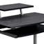 Chariot d'ordinateur compact avec rangement
