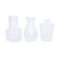 Vase en verre transparent