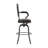 Kazuho Upholstered Metal Swivel Stool-41724728-118018318