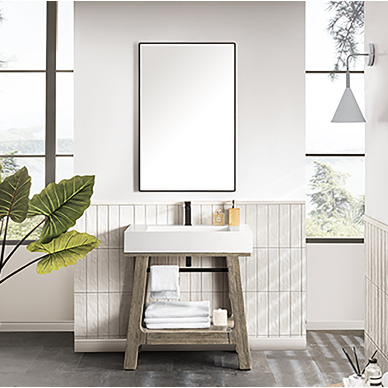 Auburn 36'' W Single Vanity, Glossy White