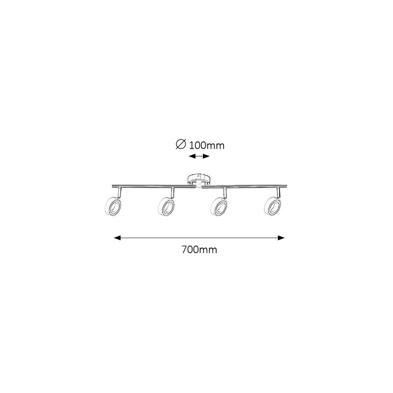 Gottlieb 70cm 4 -Light Track Kit